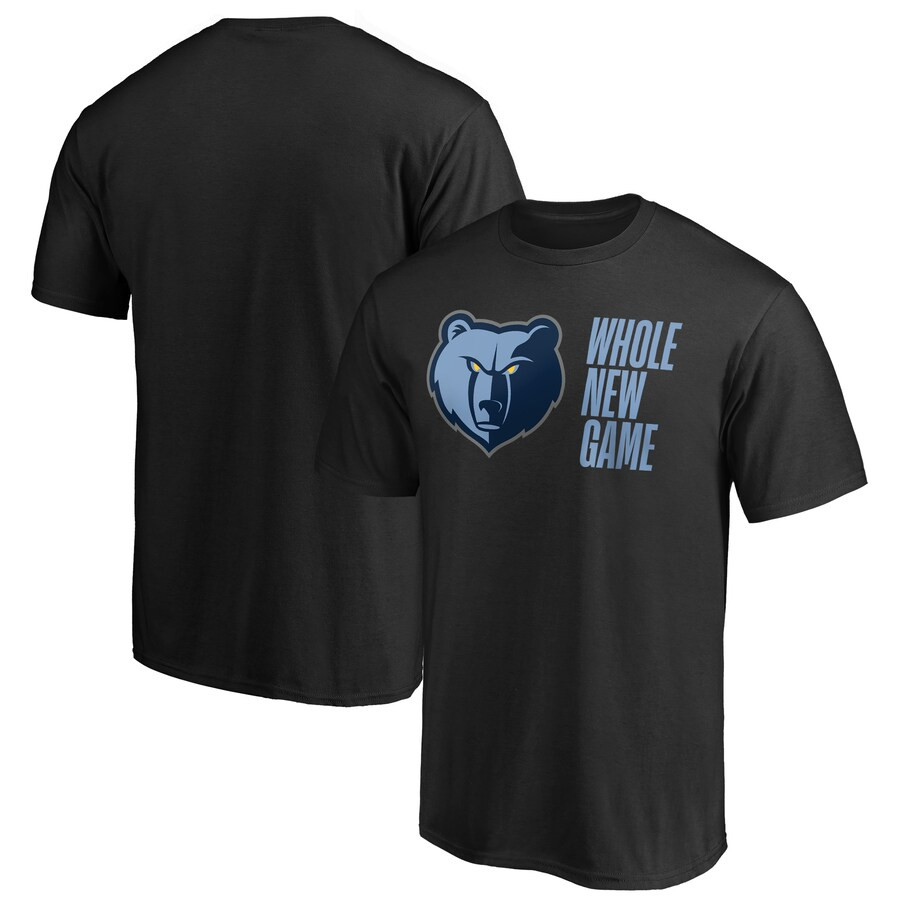 Men's Memphis Grizzlies Black Whole New Game Team T-Shirt | NBA store