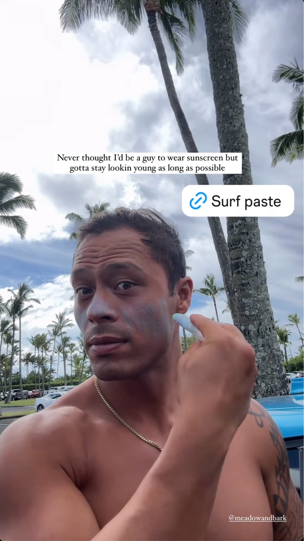 Never thought I'd be a guy to wear sunscreen but gotta stay lookin young as long as possible

Code: KAT15 for 15% off 

#LTKStyleTip #LTKFitness #LTKActive