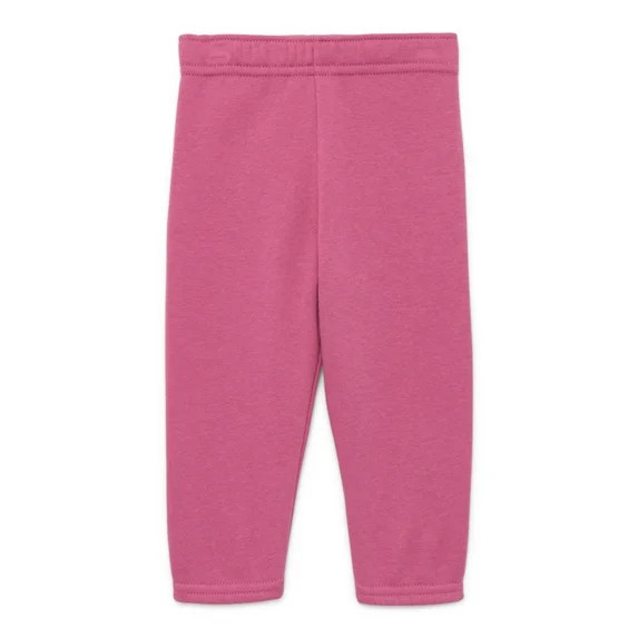 Garanimals Baby Girls Fleece Joggers, Sizes 6M-24M | Walmart (US)