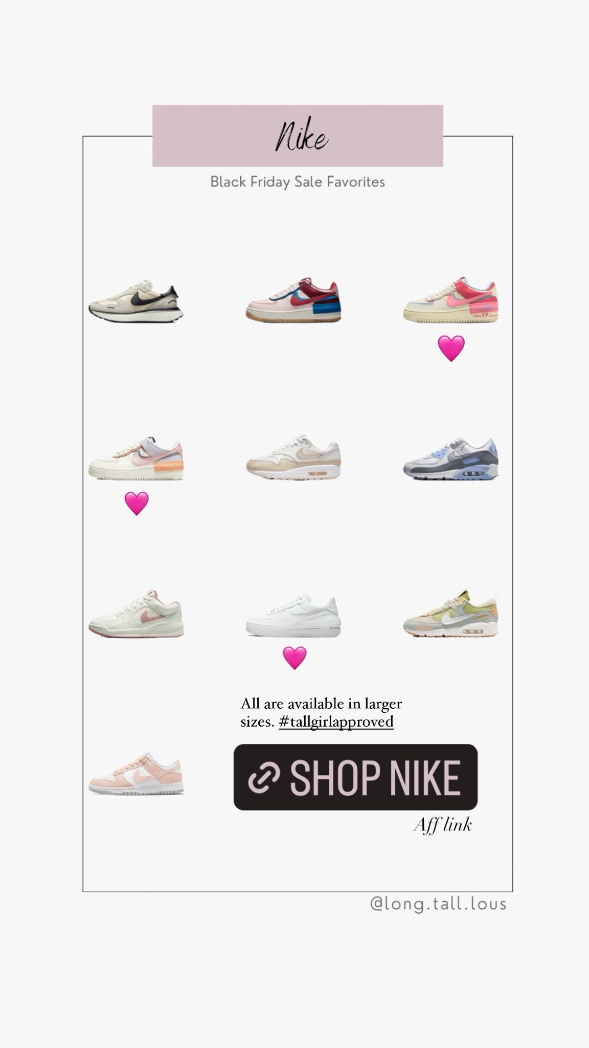 Black Friday sales favorites from Nike. All come in larger sizes. 



#LTKCyberSaleNL #LTKsalealert #LTKCyberWeek