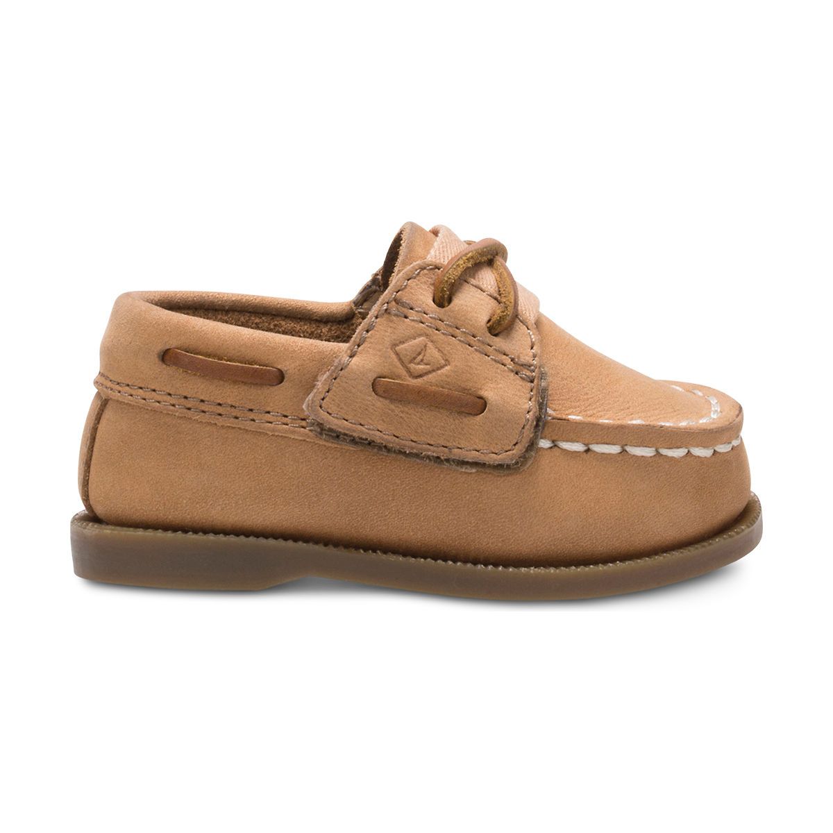 Sperry Kids Authentic Original Crib Hook & Loop Boat Shoe Sahara, Size 2M | Sperry (US)