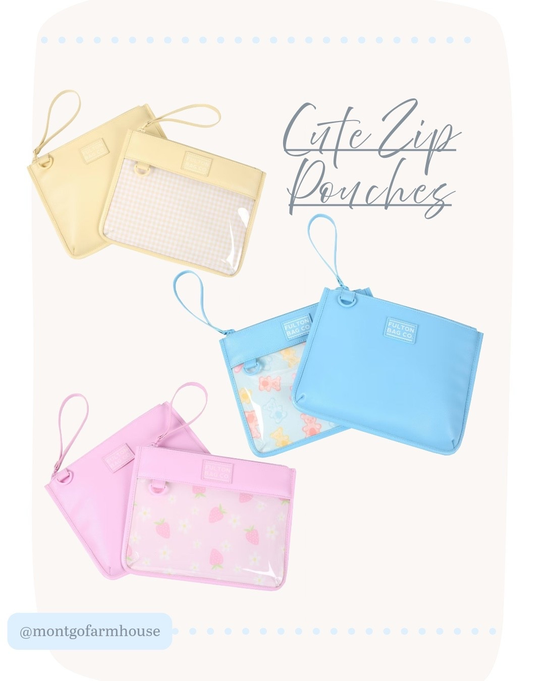 I can never have enough zip pouches as a mom! These are so cute

#LTKMothersDay #LTKdayinmylife #LTKmomlife
