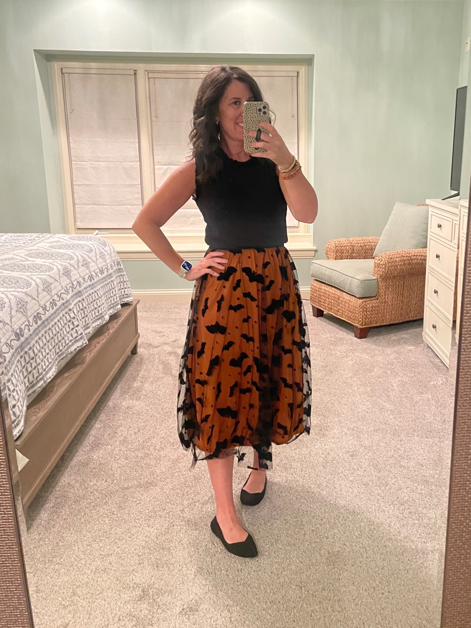 Feeling a bit batty 

Skirt: tts medium 
Top: tts 8
Shoes: size up half 

#LTKWorkwear #LTKSeasonal #LTKHalloween