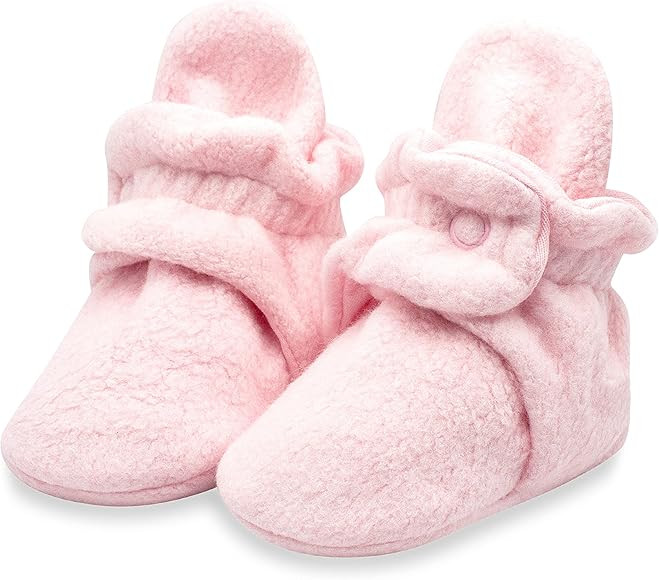 Zutano Unisex Fleece Baby Booties, Warm Infant Slippers, Lost Sock Solution | Amazon (US)