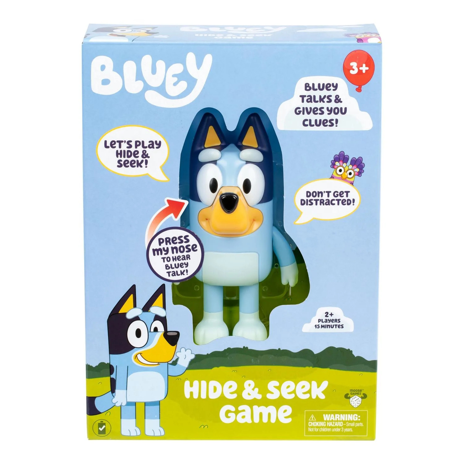 Bluey Hide & Seek Game, Hide Bluey, Bluey Talks & Gives Clues, Go Dance Mode When You Find Her, D... | Walmart (CA)