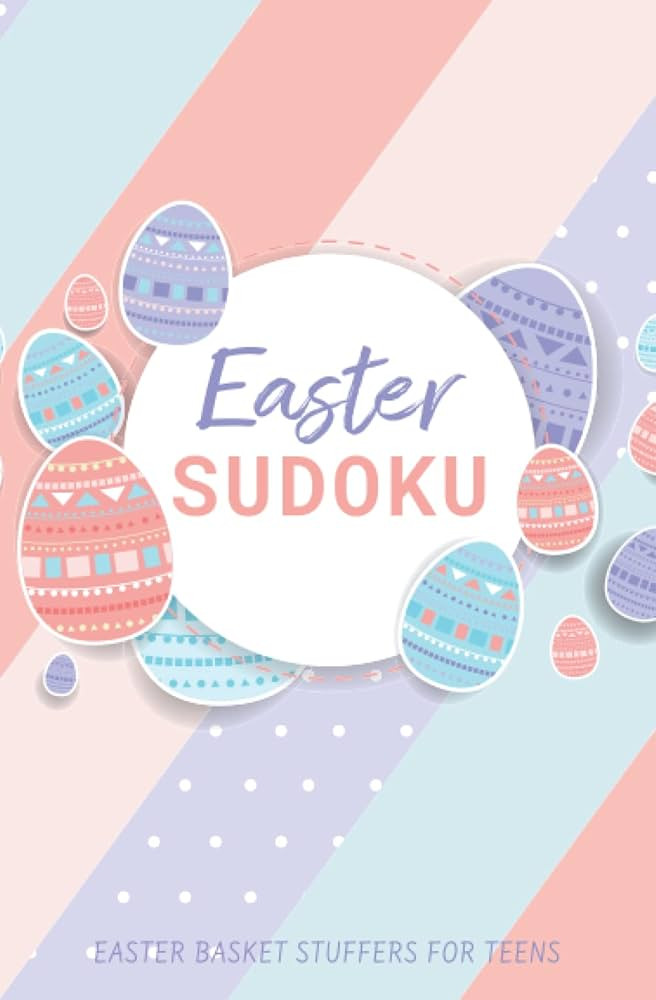 Easter Basket Stuffers for Teens, Easter Sudoku: Fun Easter Activity Book with Easy, Medium, and ... | Amazon (US)