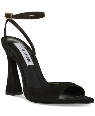 Steve Madden Women's Beki Two-Piece Flare-Heel Sandals - Macy's | Macy's
