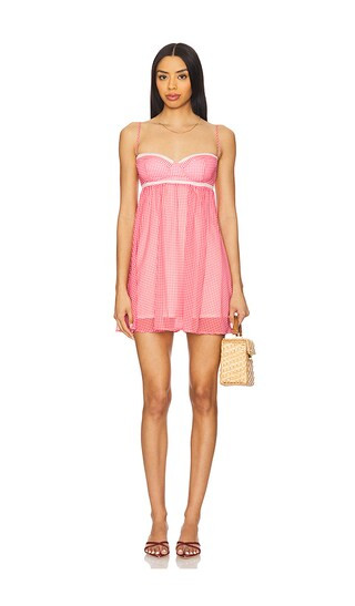 Shore Dress in Red Gingham | Revolve Clothing (Global)