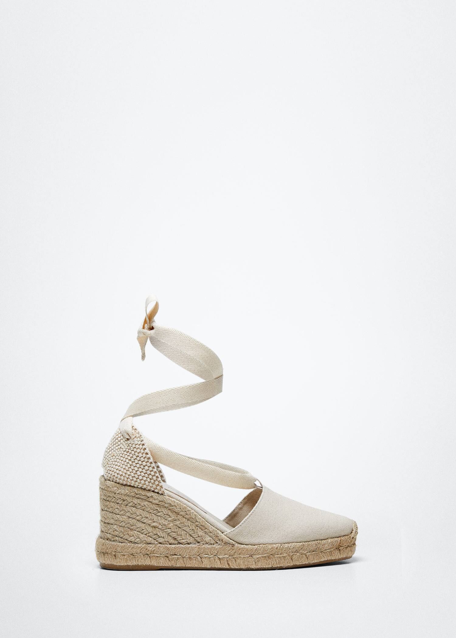 Wedge strips sandals | MANGO (UK)