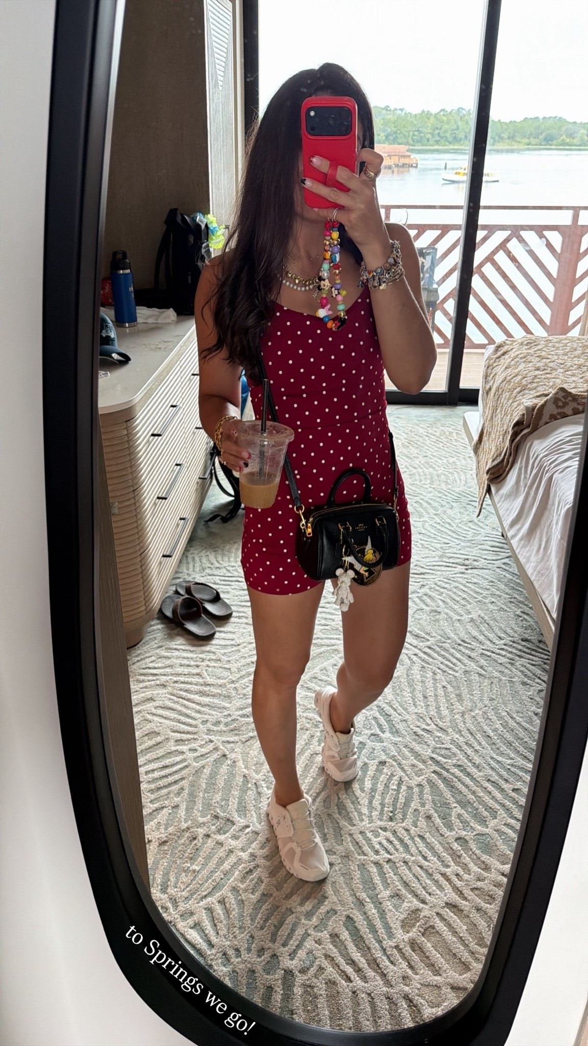 Disney outfit of the Day! Polka dots. True to size