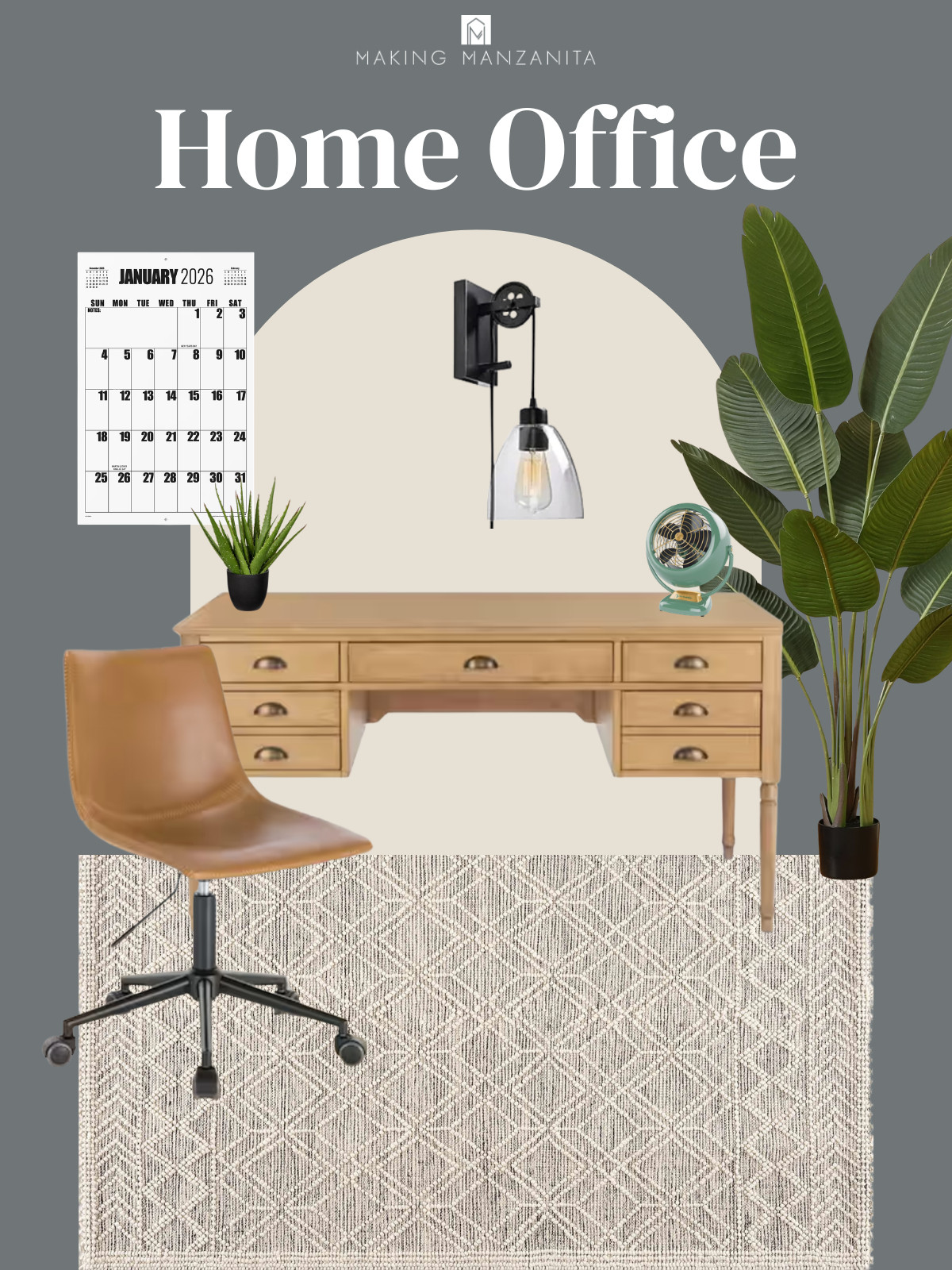 Modern home office ideas that feel clean but still cozy 🤎 Think warm wood tones, simple furniture, layered lighting, and a neutral color palette with subtle texture. Add in functional storage, minimal decor, and a few personal touches for a space that’s both productive and inviting. 

 #LTKHome