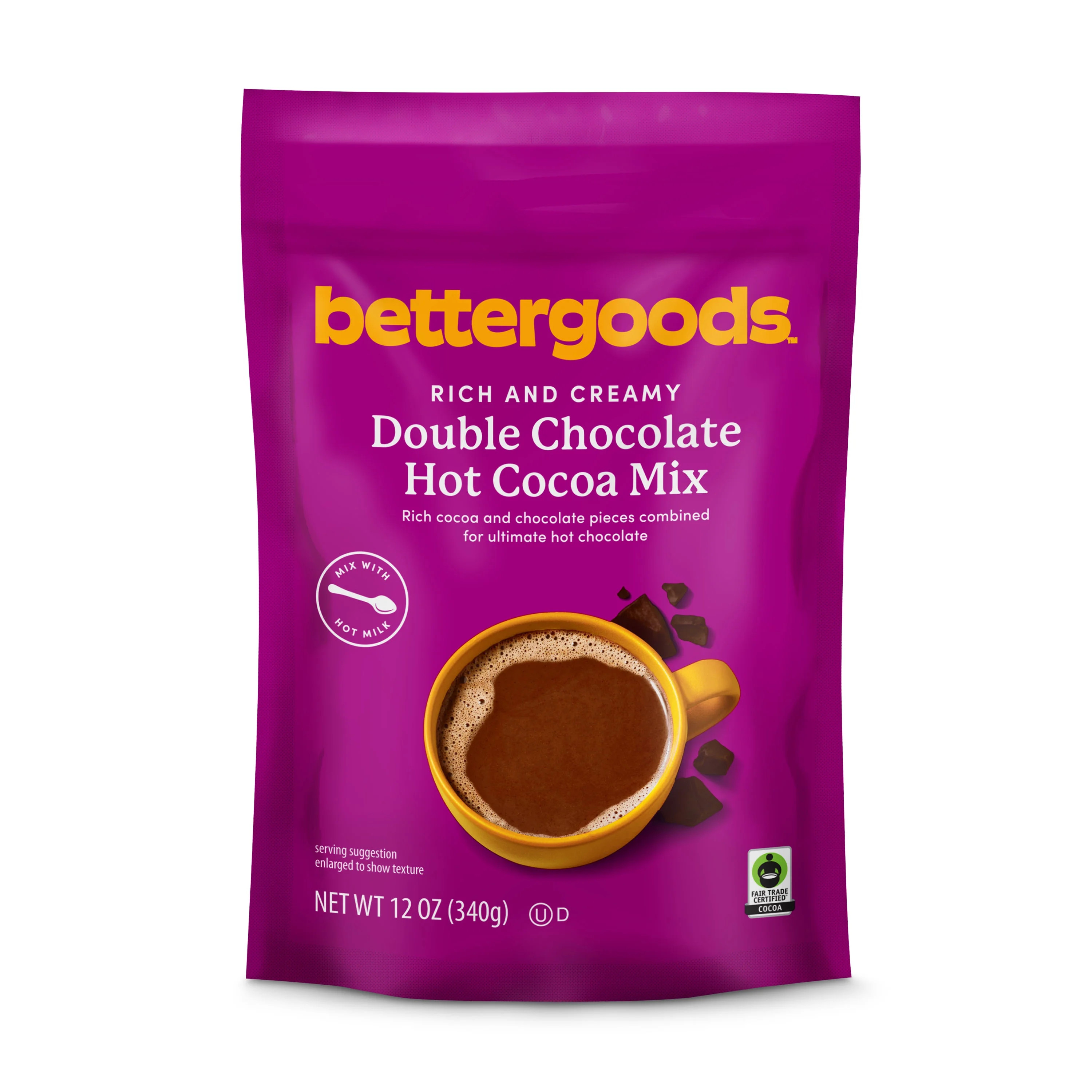 bettergoods Double Chocolate Hot Cocoa Mix, 12 oz | Walmart (US)