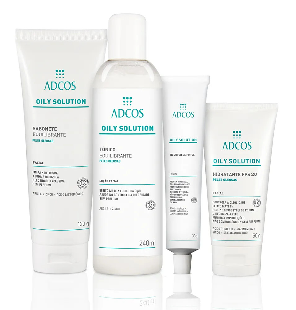 Oily Solution Tratamento para Peles Oleosas - Dermocosméticos para o Rosto e Corpo | Loja Adcos | Adcos (BR)