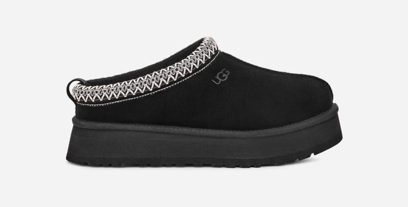 UGG® Women's Tazz Suede Slippers in Black, Size 11 | UGG (US)