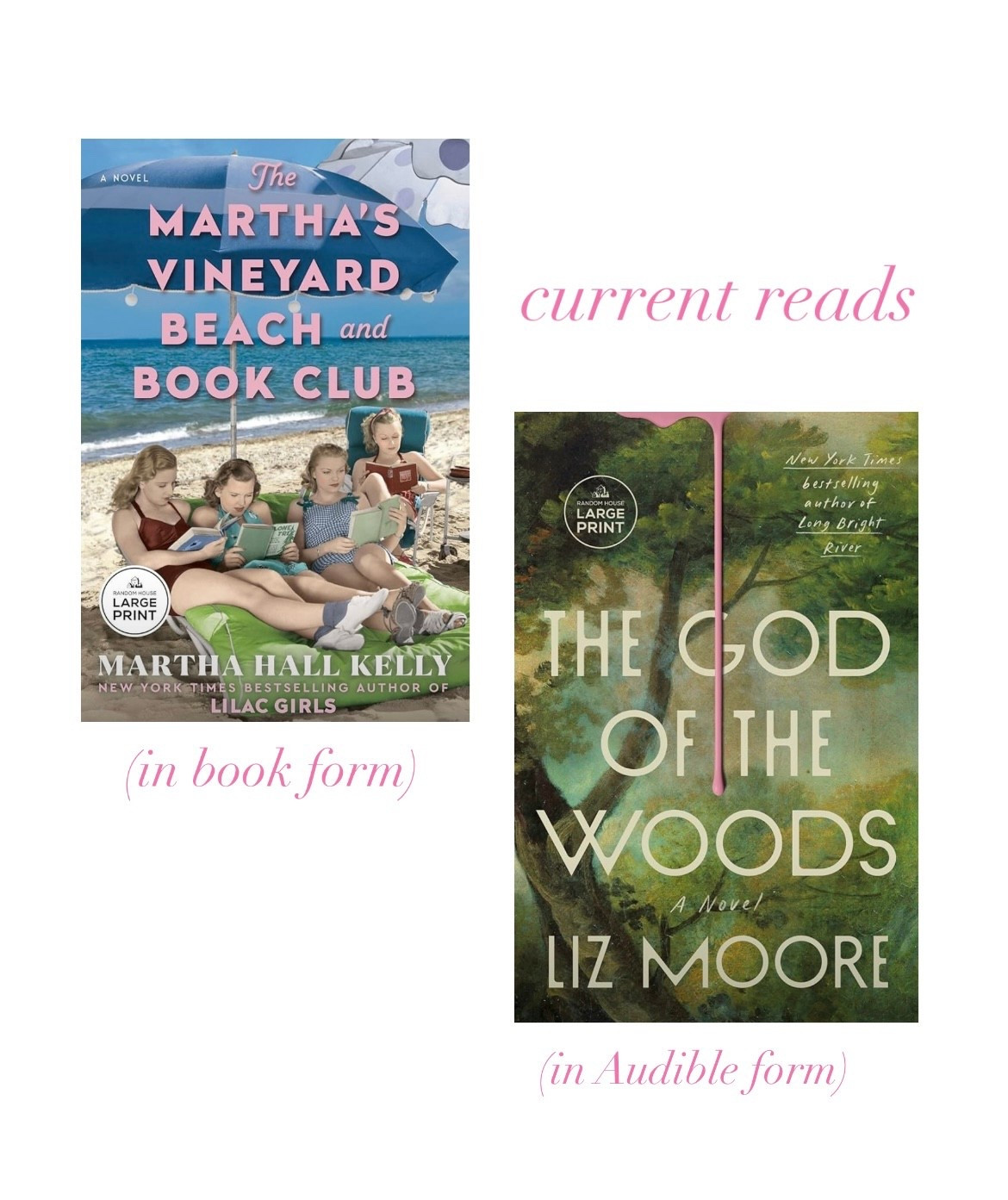 Current Reads ✨📚 
… not too far along and either, but enjoying both!

