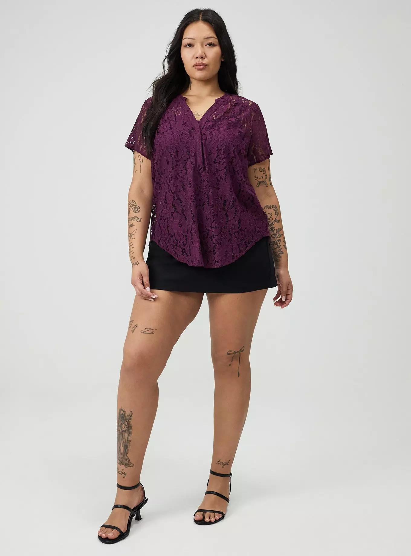 Harper Lace Short Sleeve Blouse | Torrid (US & Canada)