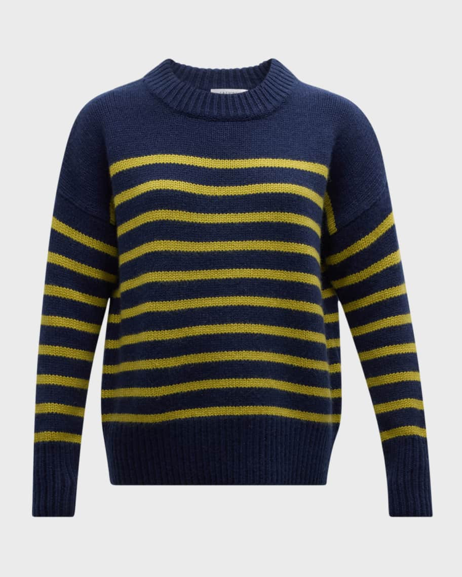 La Ligne Marin Striped Wool Cashmere Sweater | Neiman Marcus