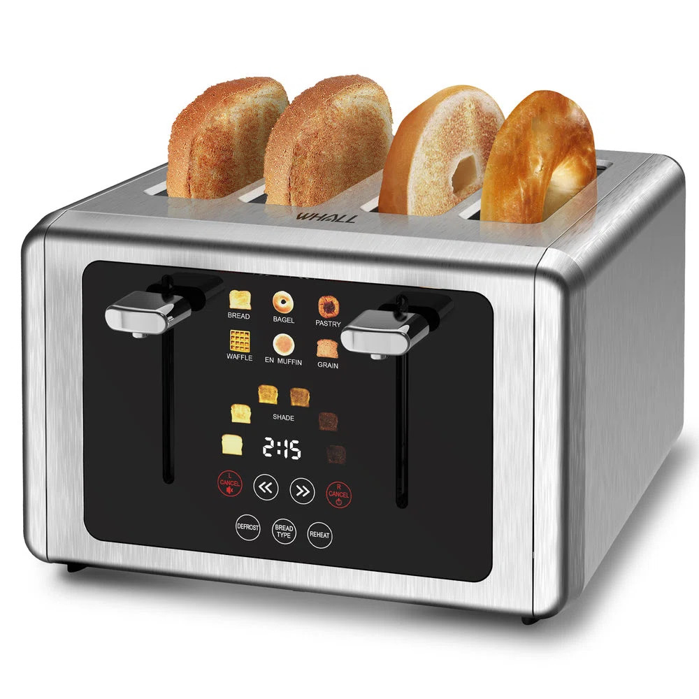Whall Whall Touchscreen Toaster 4 Slice | Wayfair | Wayfair North America