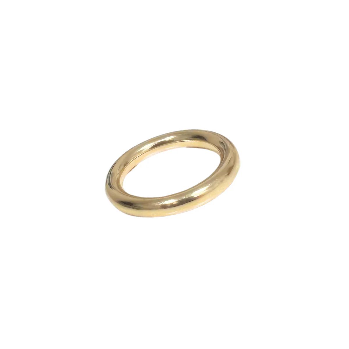 Chubby Gold Band | AMO Jewelry by Ana Mari Ortega