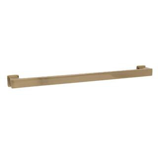 Chelsey 8 in. (203 mm) Center-to-Center Classic Satin Brass Bar Drawer Pull | The Home Depot