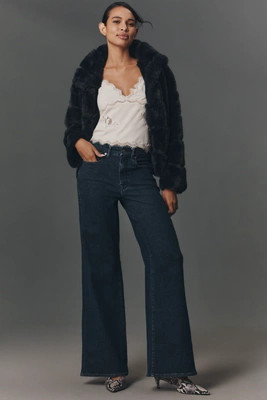 Good American Good Waist High-Rise Wide-Leg Jeans | Anthropologie (US)