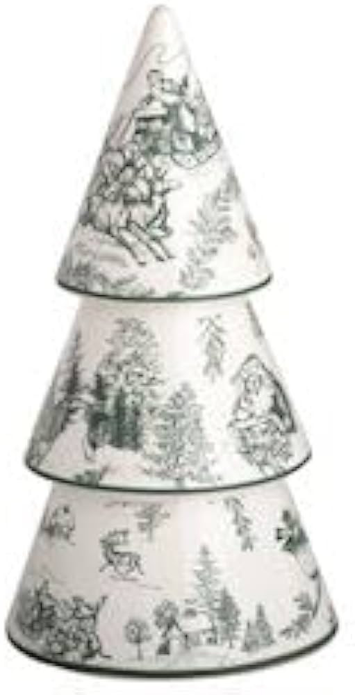 Mud Pie Christmas Medium Green Toile Tree | Amazon (US)