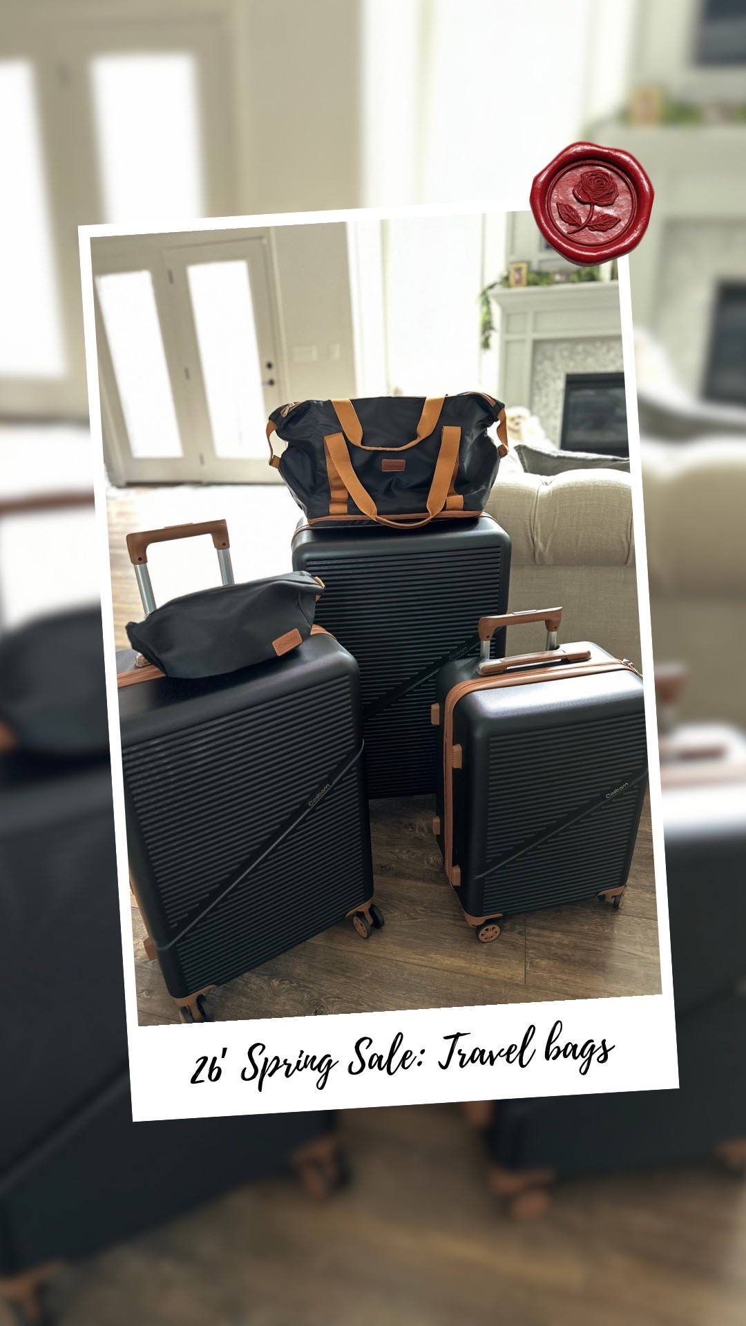 Favorite luggage set that’s seen many flights & terrain 🖤 

#LTKSaleAlert #LTKTravel #LTKHome
