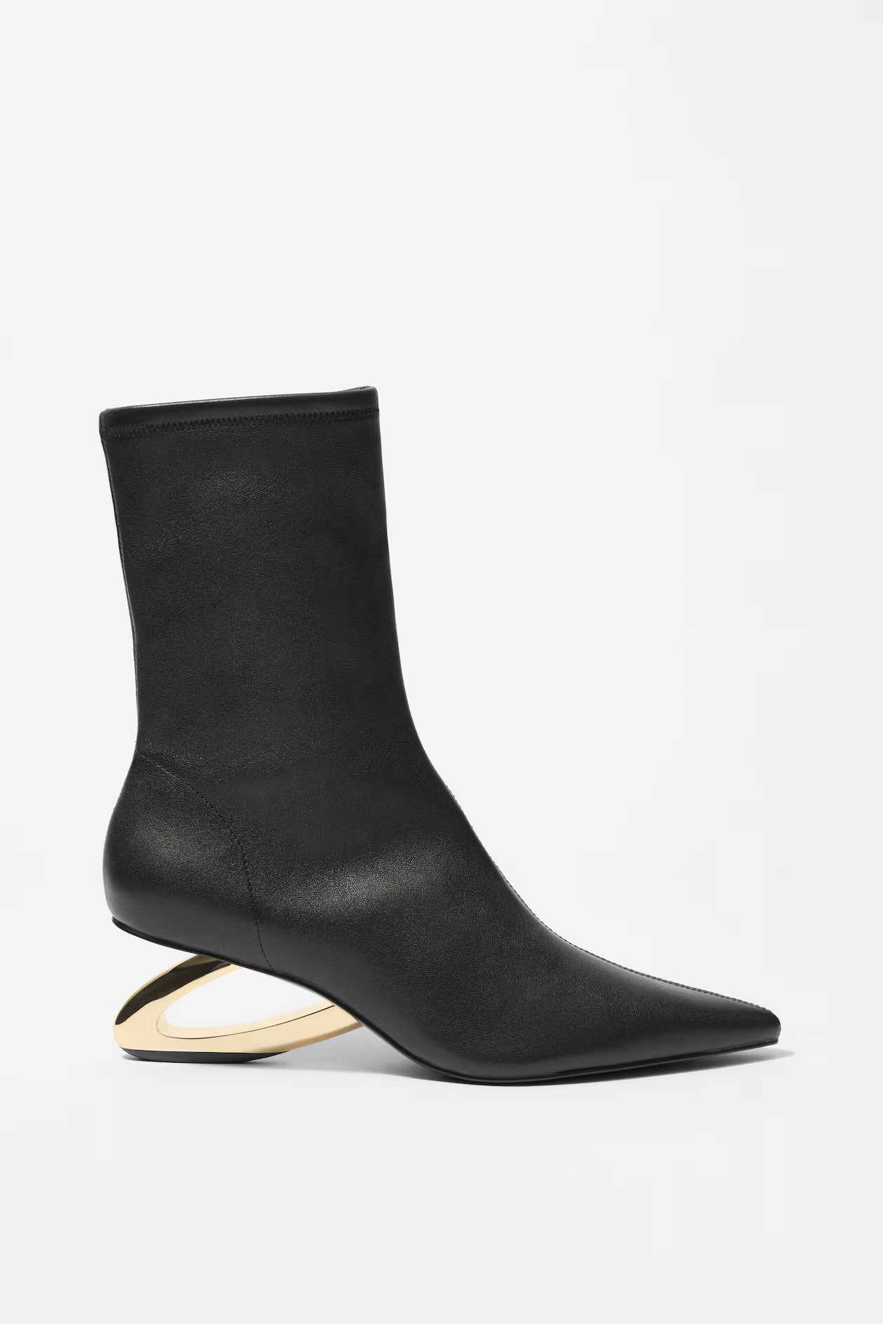 Sculptural Heel Ankle Boots | H&M (UK, MY, IN, SG, PH, TW, HK)