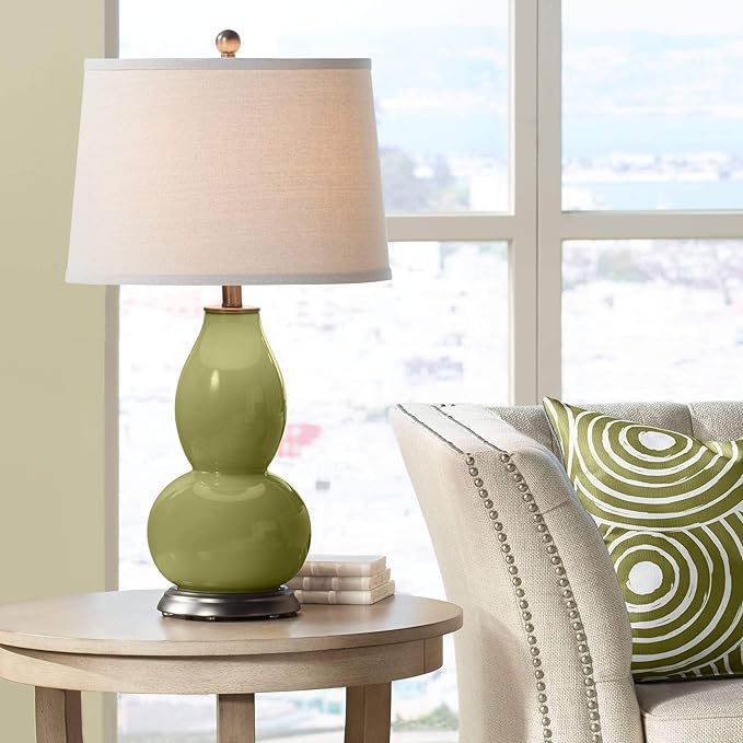 Color + Plus Double Gourd Modern Rural Green Table Lamp | Amazon (US)