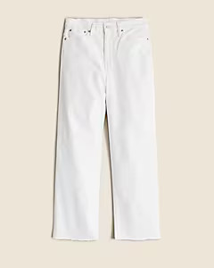 Slim wide-leg jean in white | J. Crew US