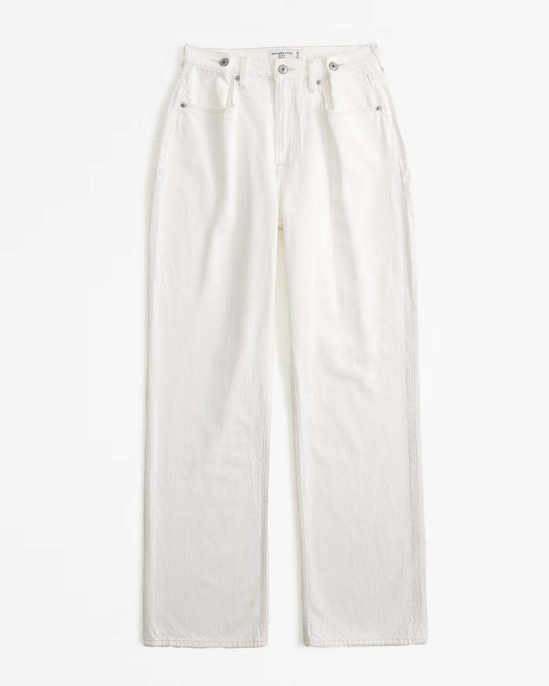 Curve Love High Rise Loose Jean | Abercrombie & Fitch (US)