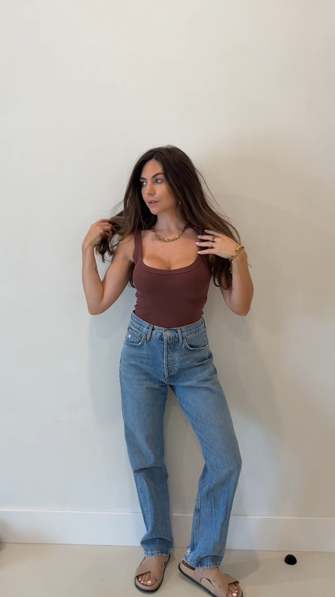 These jeans!! @agolde wearing size 24