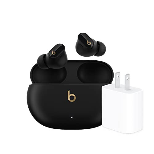 Beats Studio Buds + with Apple 20W USB-C Power Adapter - Black/Gold | Amazon (US)