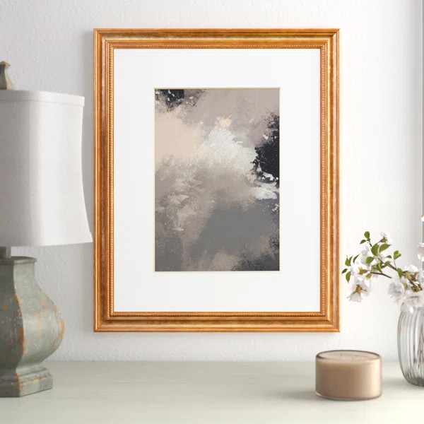 Hillsboro Wood Beaded Picture Frame with Mat | Wayfair North America