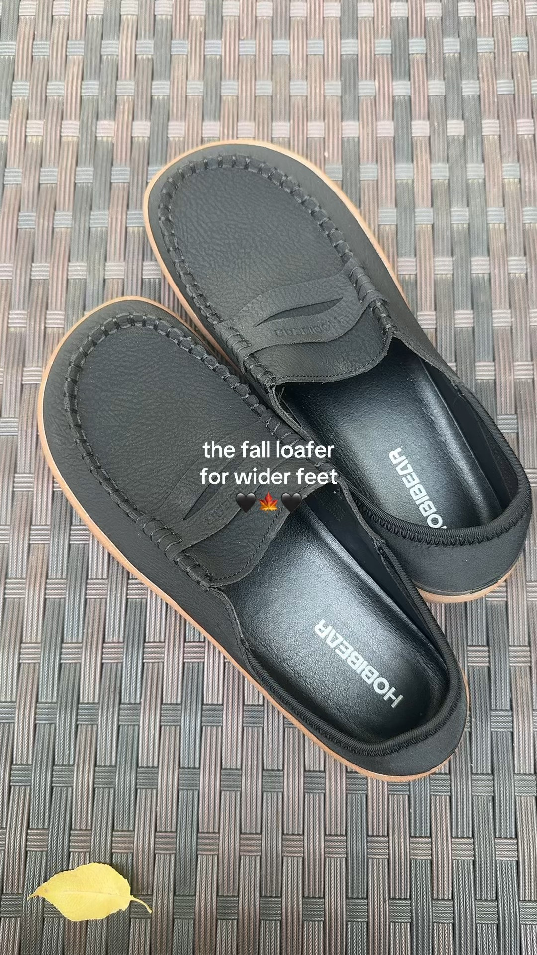 Fall loafers that feel so good on wider feet! #hobibear #loafers