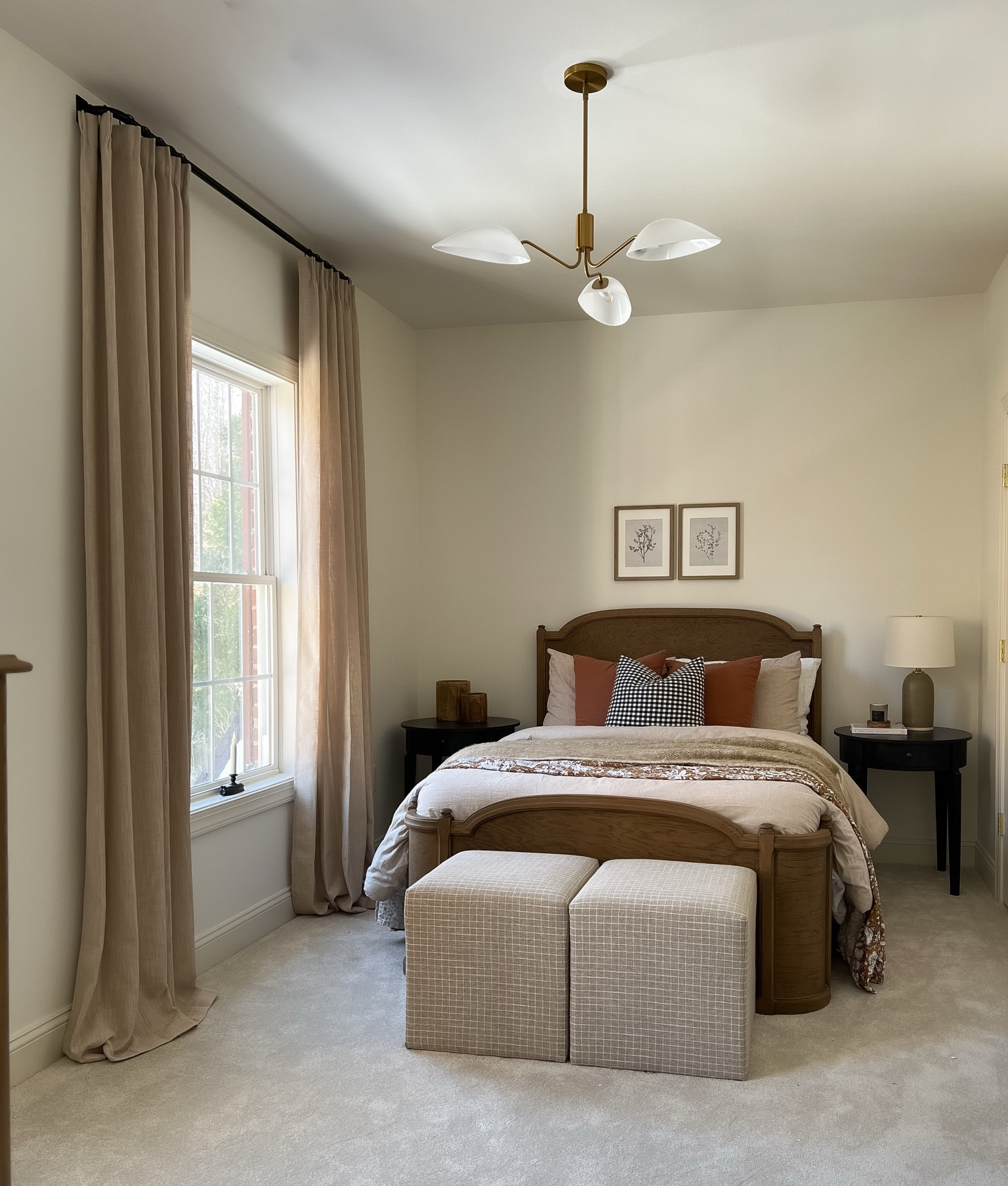 Our guest room is almost complete for phase 1! Just waiting on the rug! 

Phase 2 will be vertical paneling 3/4s up the wall painted in my custom trim color. Then I’ll add the sconces to either side of the bed!

Etsy find, Amazon home, Amazon find, Target home, Target bedding, guest room inspiration, amber interior vibes

#LTKHome #LTKStyleTip