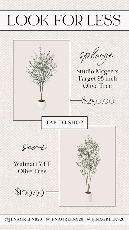 Olive Tree | Target Studio McGee Olive Tree | Look for Less | Save vs Splurge | Splurge vs Save 

#LTKstyletip #LTKfindsunder50 #LTKfindsunder100