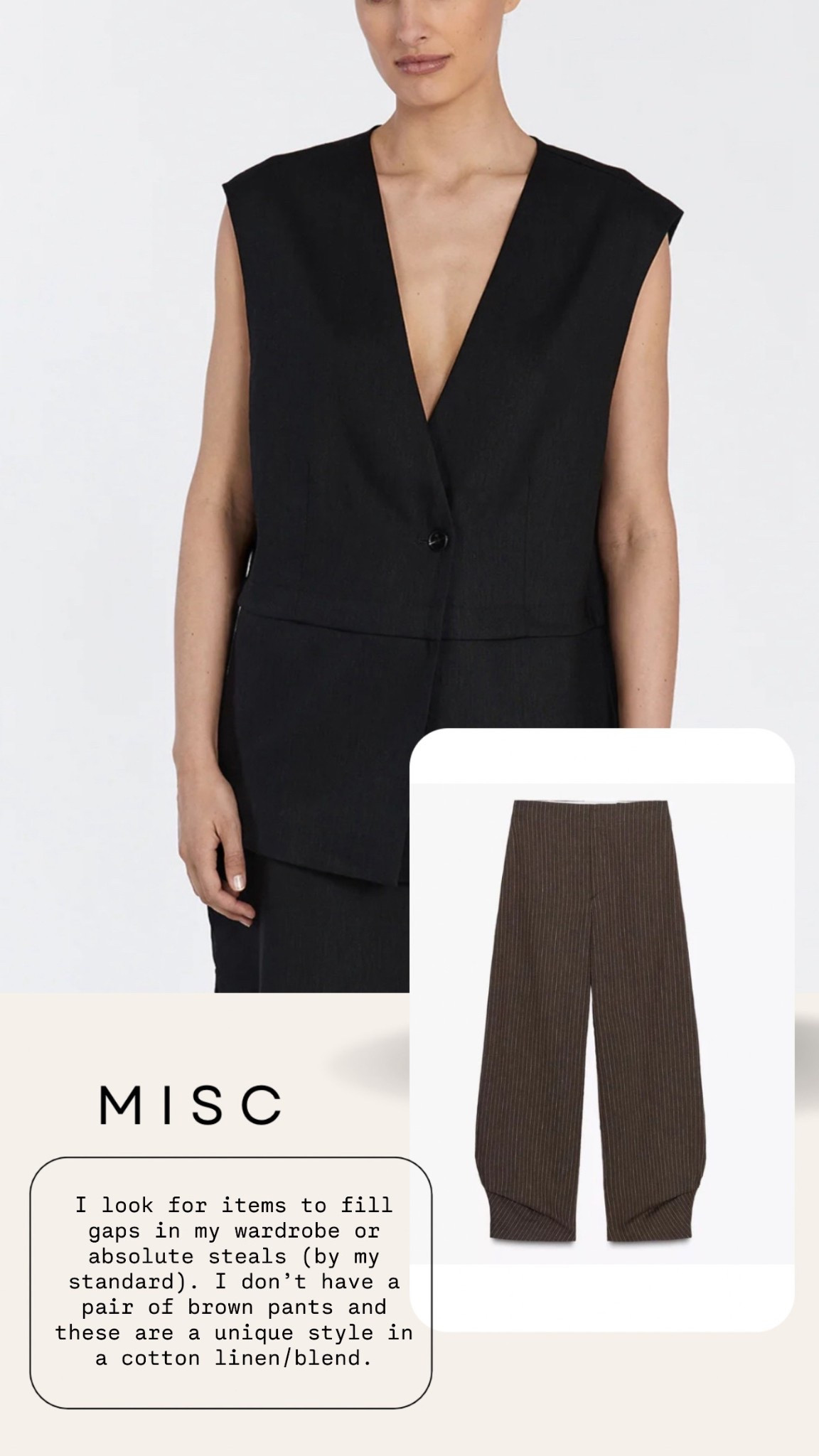 End of year sale finds: oversized vest, barrel pants, ramie skirt 

#LTKFindsUnder100 #LTKWorkwear