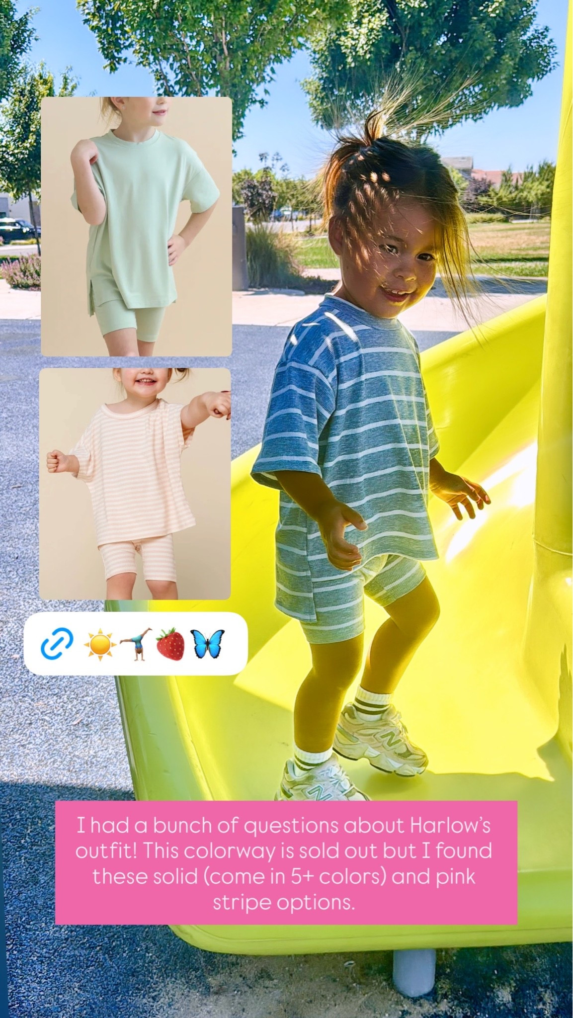 Toddler girl biker shorts & shirt matching set
Summer outfit

#LTKootd #LTKmomlife #LTKKids