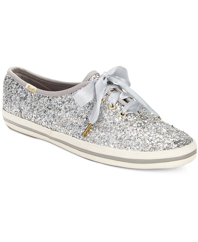 Glitter Lace-Up Sneakers | Macys (US)