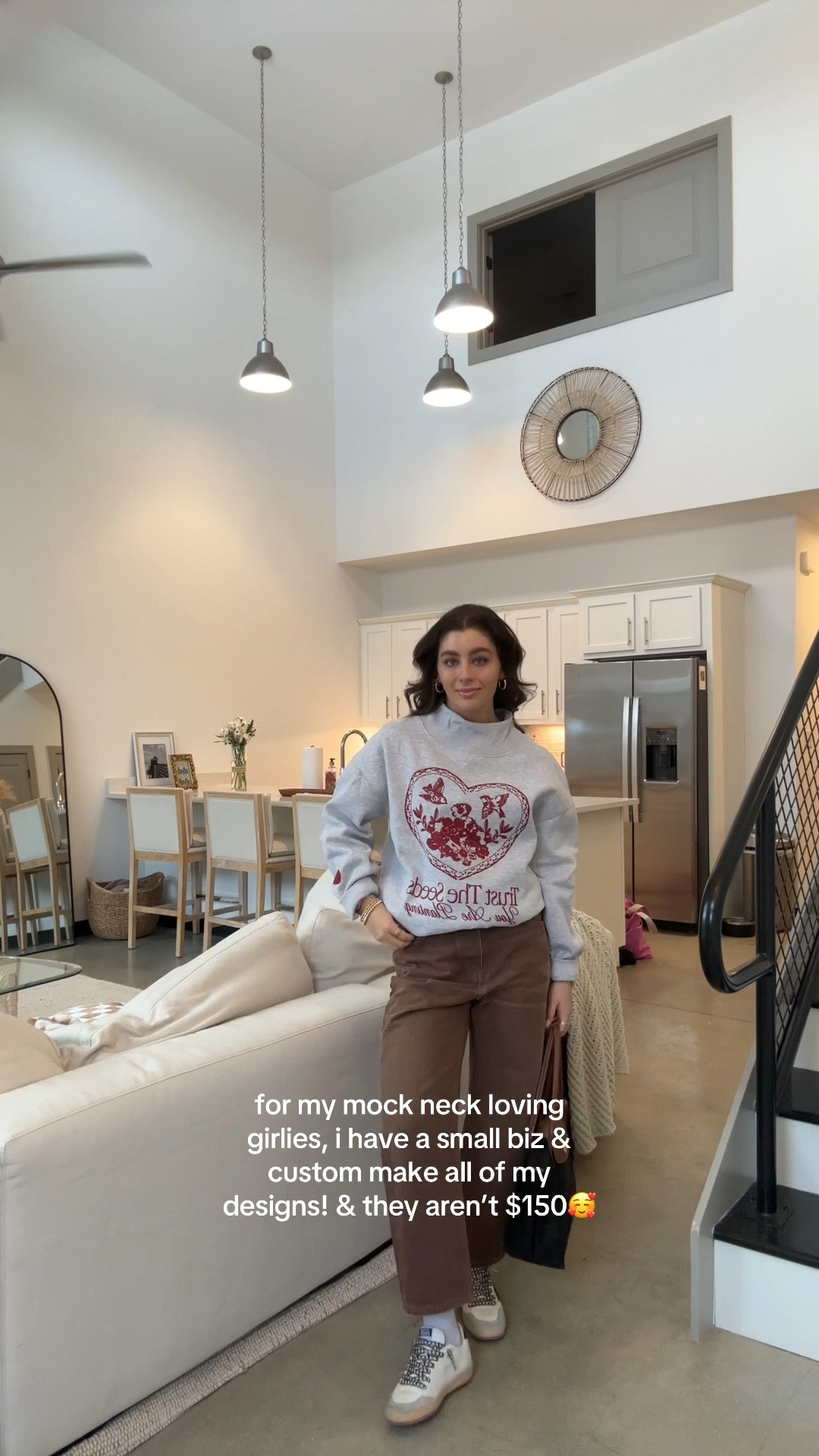 this cutie fit!!! 🥰 wearing size xl (tucked) in mock neck, 26 in jeans, small in joggers!

#LTKFindsUnder100 #LTKStyleTip #LTKGiftGuide