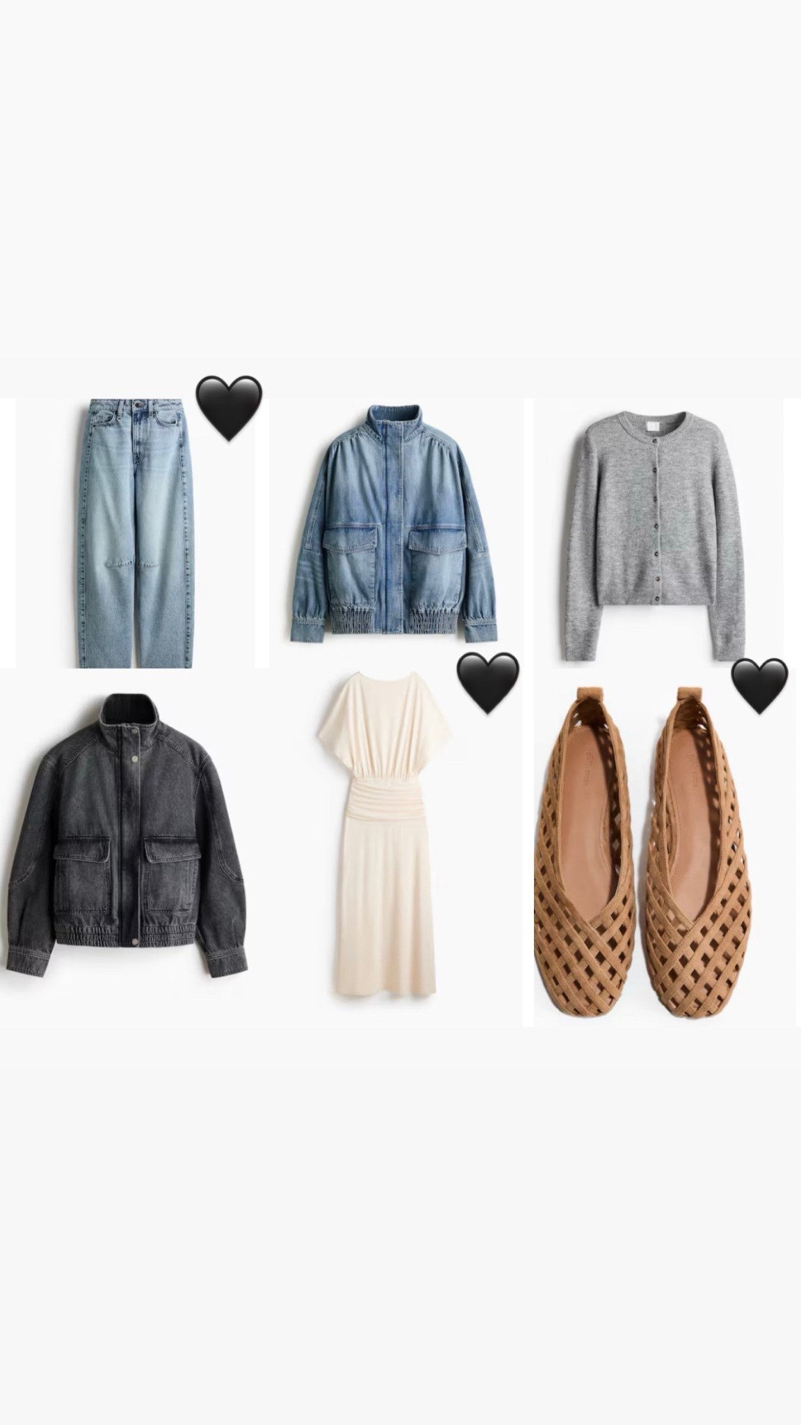 Love H&M atm 🖤🩵🤍🤎 

#LTKspring #LTKspringtrends #LTKPetite