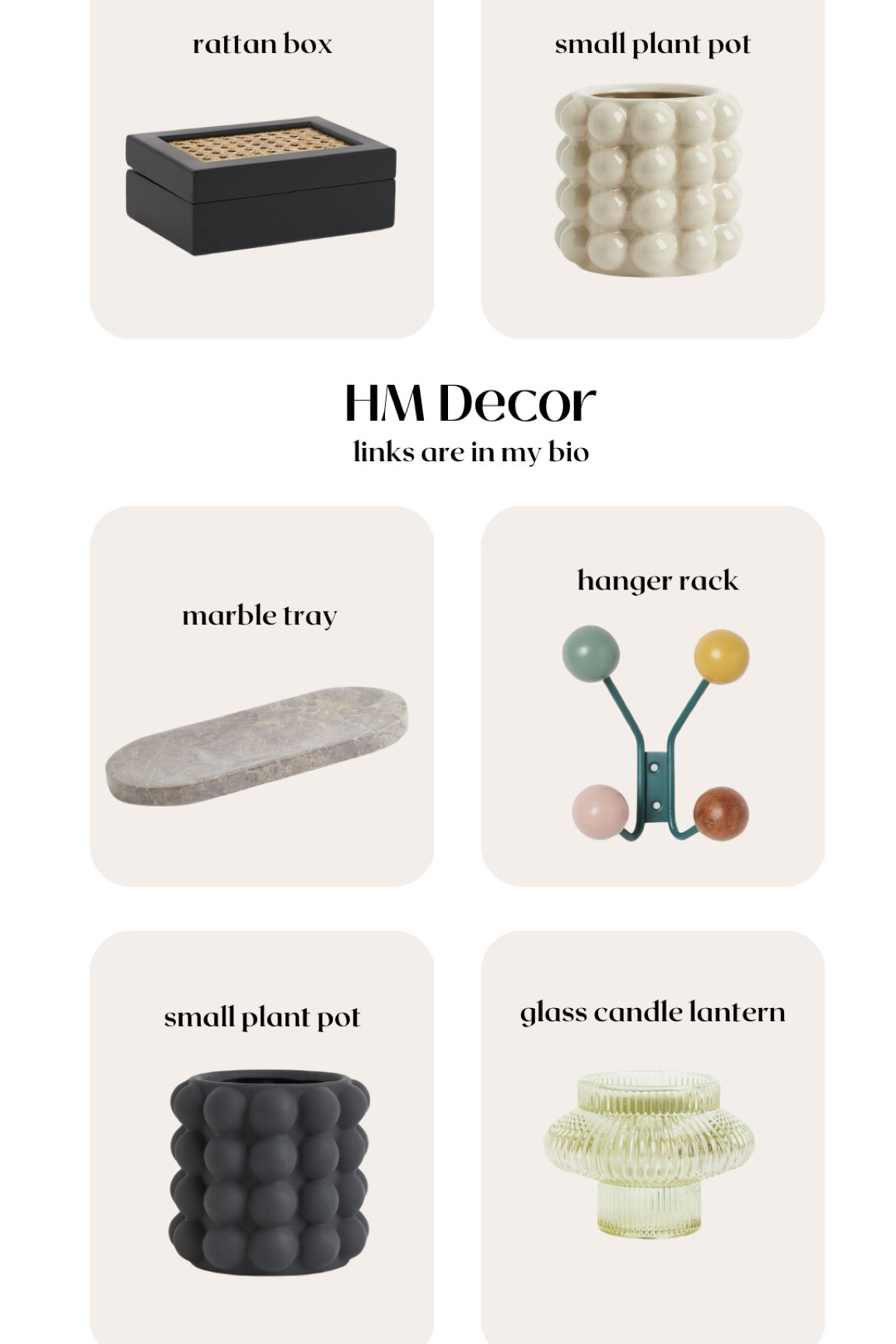 Home decor from HM #homedecor #decor #minimaldecor #hm 

#LTKunder100 #LTKFind #LTKhome