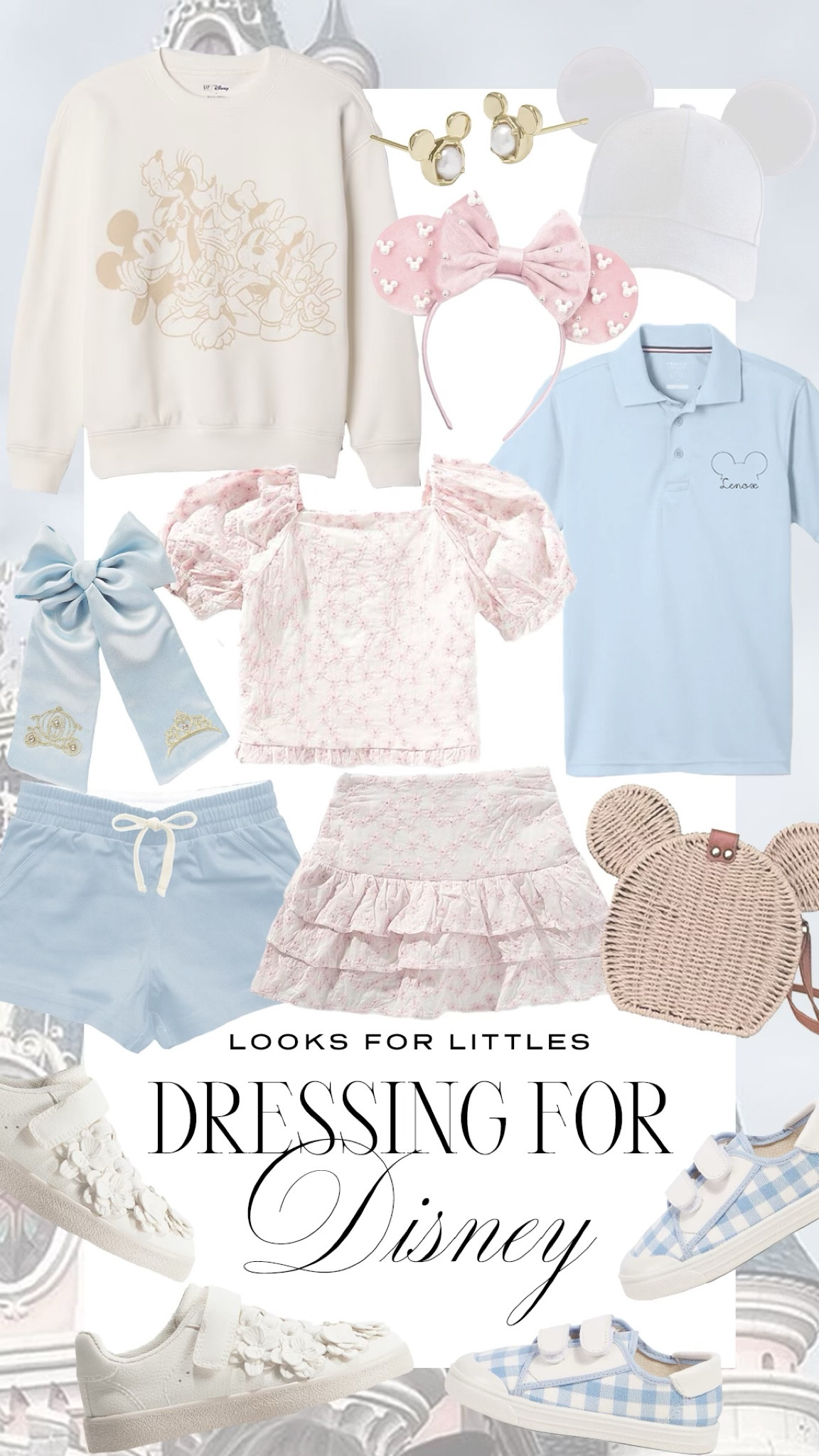 Dressing the littles for Disney 🤍