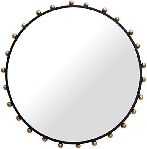 Meridian Furniture Raven Black/Gold Mirror | Amazon (US)