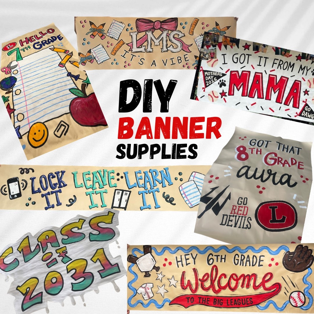 Thinking of painting a banner for your special event?  Well I’ve done quite a few so here are some of the supplies that I would recommend!  Pro tip - 3x5 or 3x6 is the largest I would recommend!  And makeup brushes are AMAZING at smoother lines because they hold and distribute paint evenly!  So smooth 🎀

#LTKHome