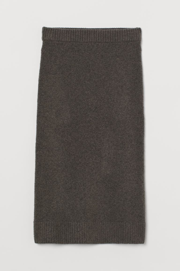 Fine-knit Pencil Skirt | H&M (US)