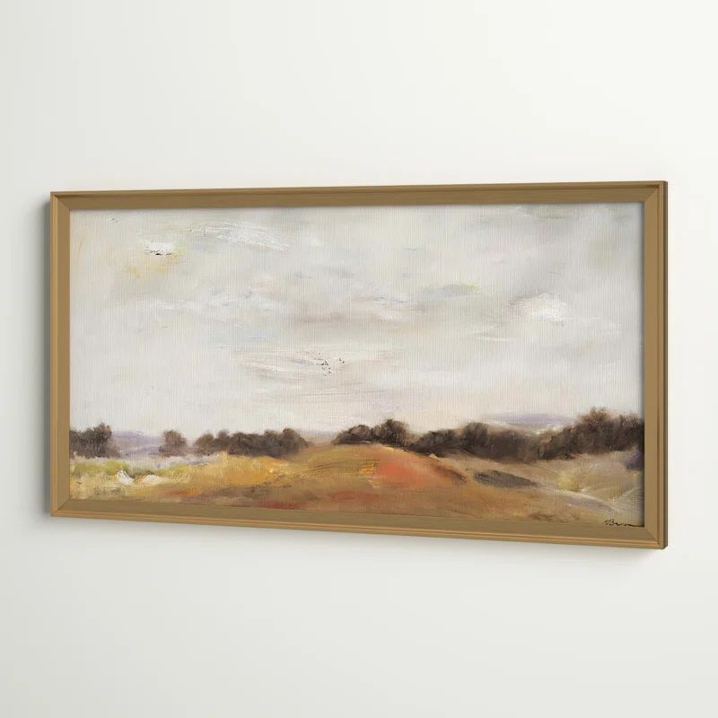 Fields Of Gold - Picture Frame Print on Canvas | Wayfair North America