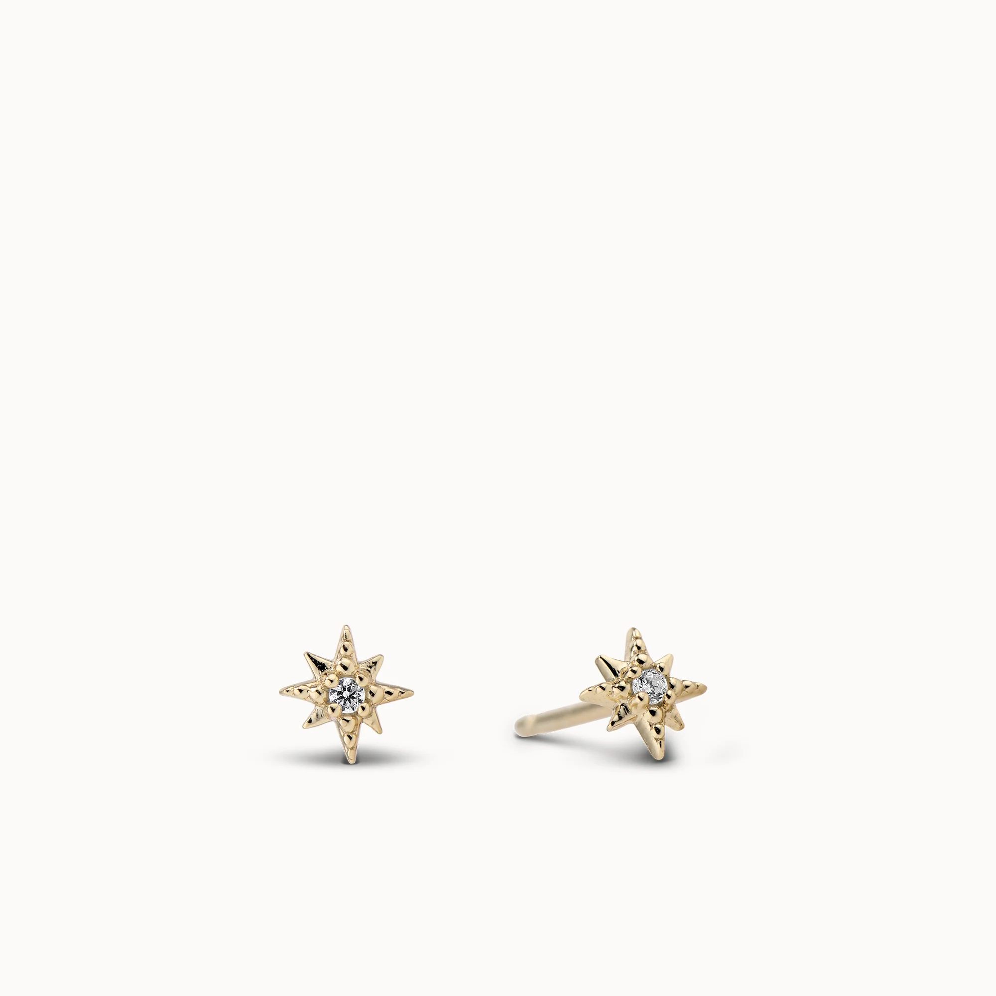 Crystal Starburst Stud Hypoallergenic Earrings | Rowan | Rowan