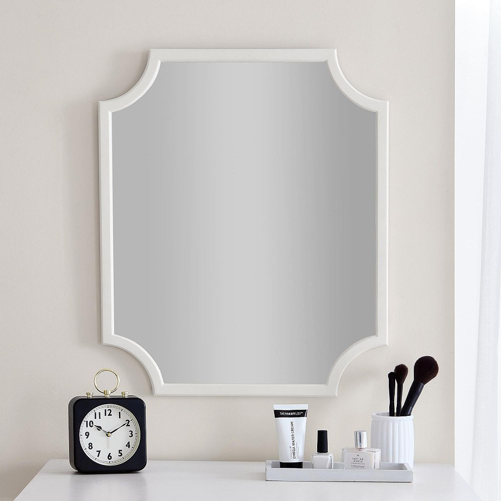 No Nails Scallop Mirror (20"x24") | Pottery Barn Teen